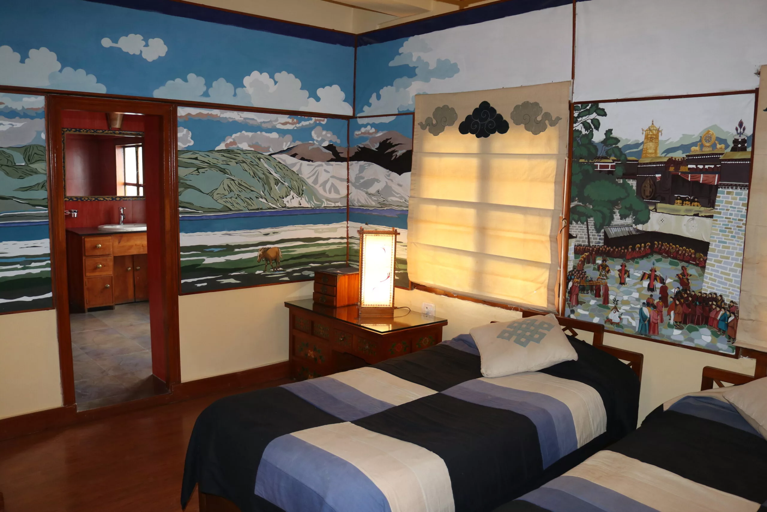 Dharamshala hotel room