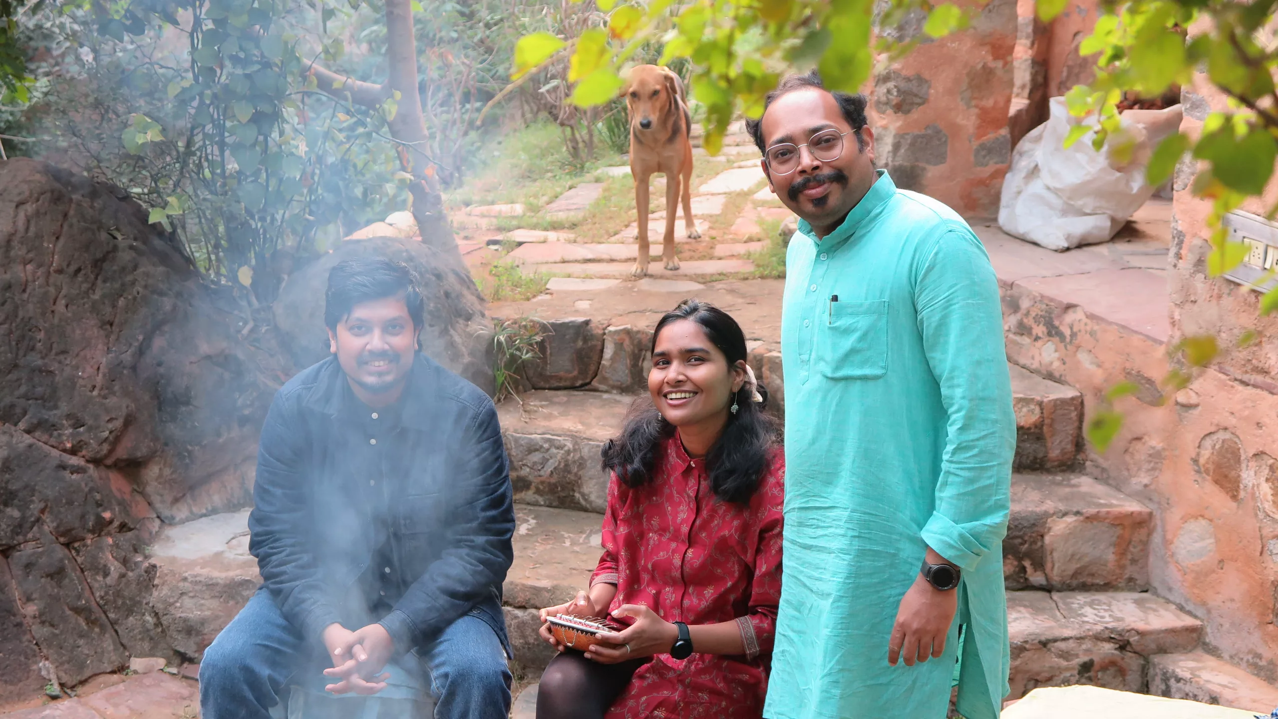 Visitors at Van Bhoj